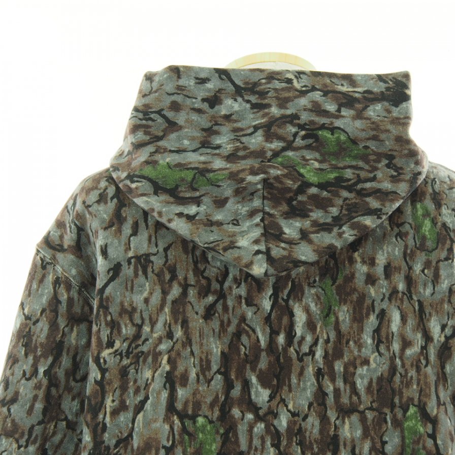 South2 West8 サウスツーウエストエイト - Classic Hoody - Cotton Jersey / Horn Camo Pt. - Grey