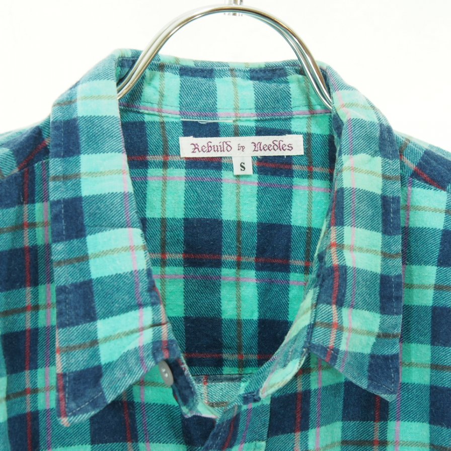 Rebuild by Needles ӥɥХˡݥɥ륺 - Flannel Shirt  7 Cut Shirt - JO286B - S Size