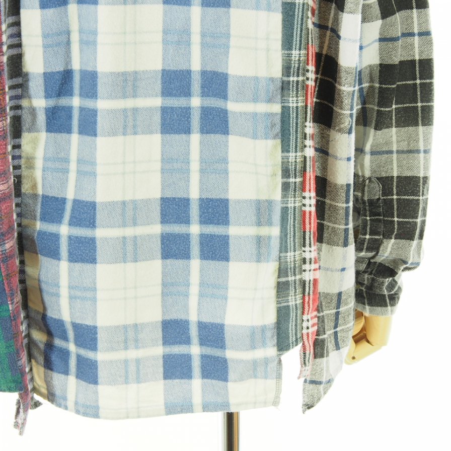 Rebuild by Needles ӥɥХˡݥɥ륺 - Flannel Shirt  7 Cut Shirt - JO286I - L Size