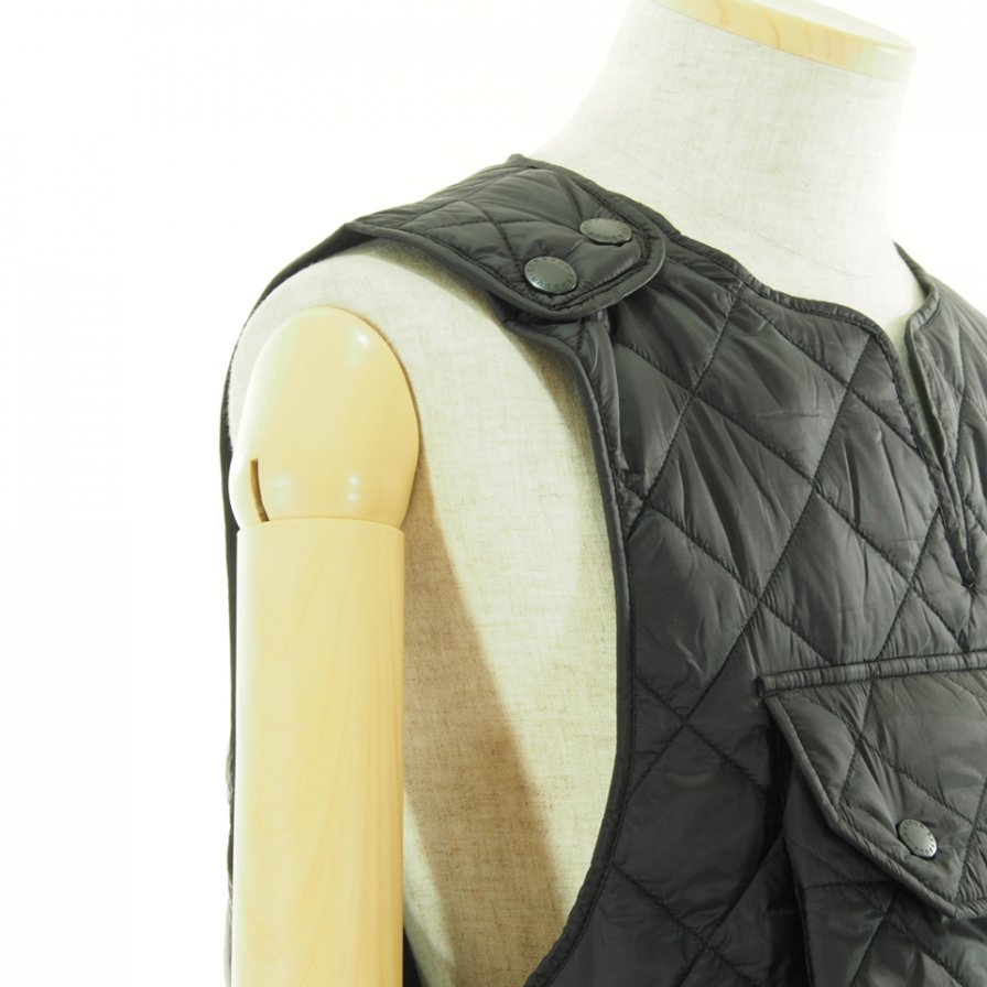 Engineered Garments エンジンニアドガーメンツ × Barbour バブアー - Pop Quilted Vest ポップキルティングベスト - Black