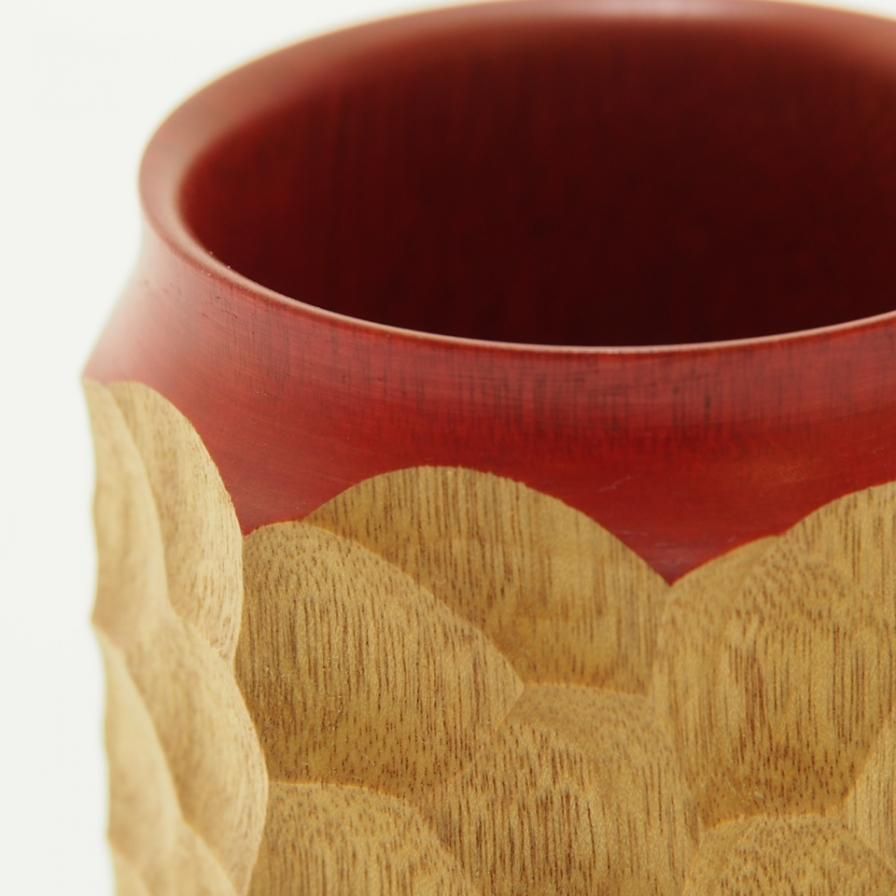 AKIHIRO WOODWORKS アキヒロウッドワークス   Jincup Urushi Red M