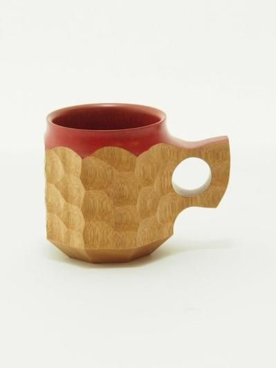 AKIHIRO WOODWORKS アキヒロウッドワークス - Jincup Urushi Red M ジンカップ漆レッドエム