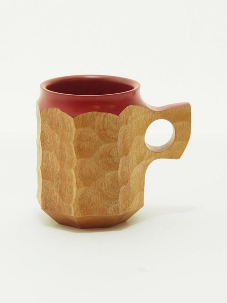 AKIHIRO WOODWORKS アキヒロウッドワークス - Jincup Urushi Red Ｌ ジンカップ漆レッドエル