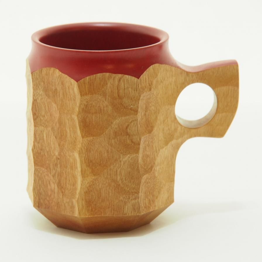 AKIHIRO WOODWORKS アキヒロウッドワークス - Jincup Urushi Red Ｌ ジンカップ漆レッドエル