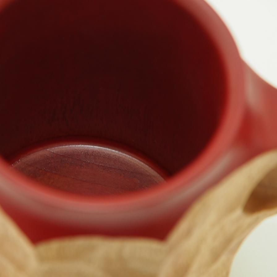 AKIHIRO WOODWORKS ҥåɥ - Jincup Urushi Red  󥫥å׼åɥ