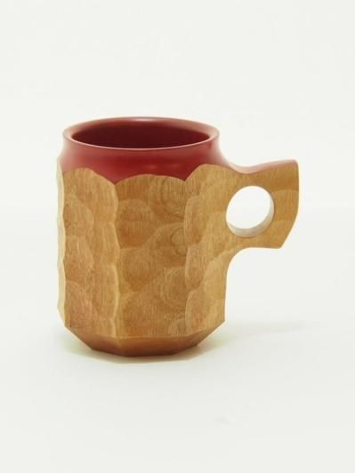 AKIHIRO WOODWORKS アキヒロウッドワークス - Jincup Urushi Red Ｌ ジンカップ漆レッドエル