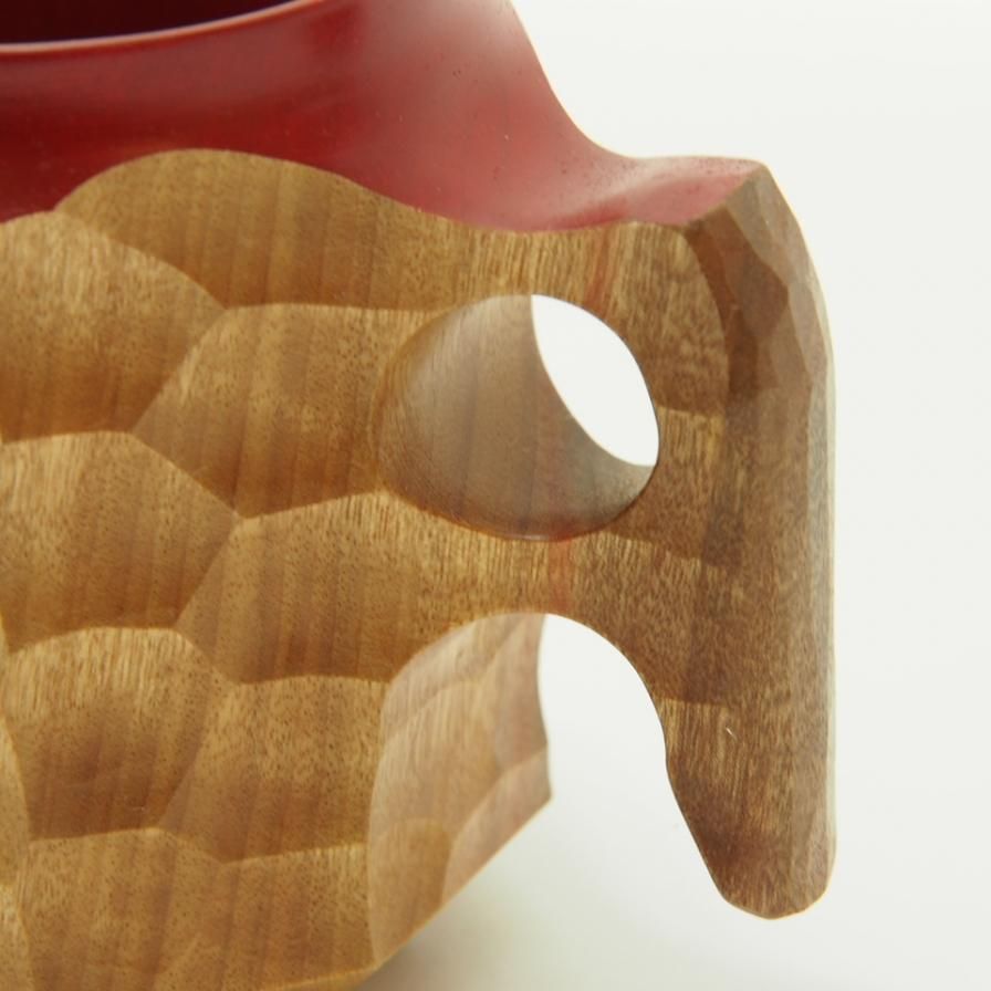 AKIHIRO WOODWORKS アキヒロウッドワークス - Jincup Urushi Red 2L ジンカップ漆レッドツーエル