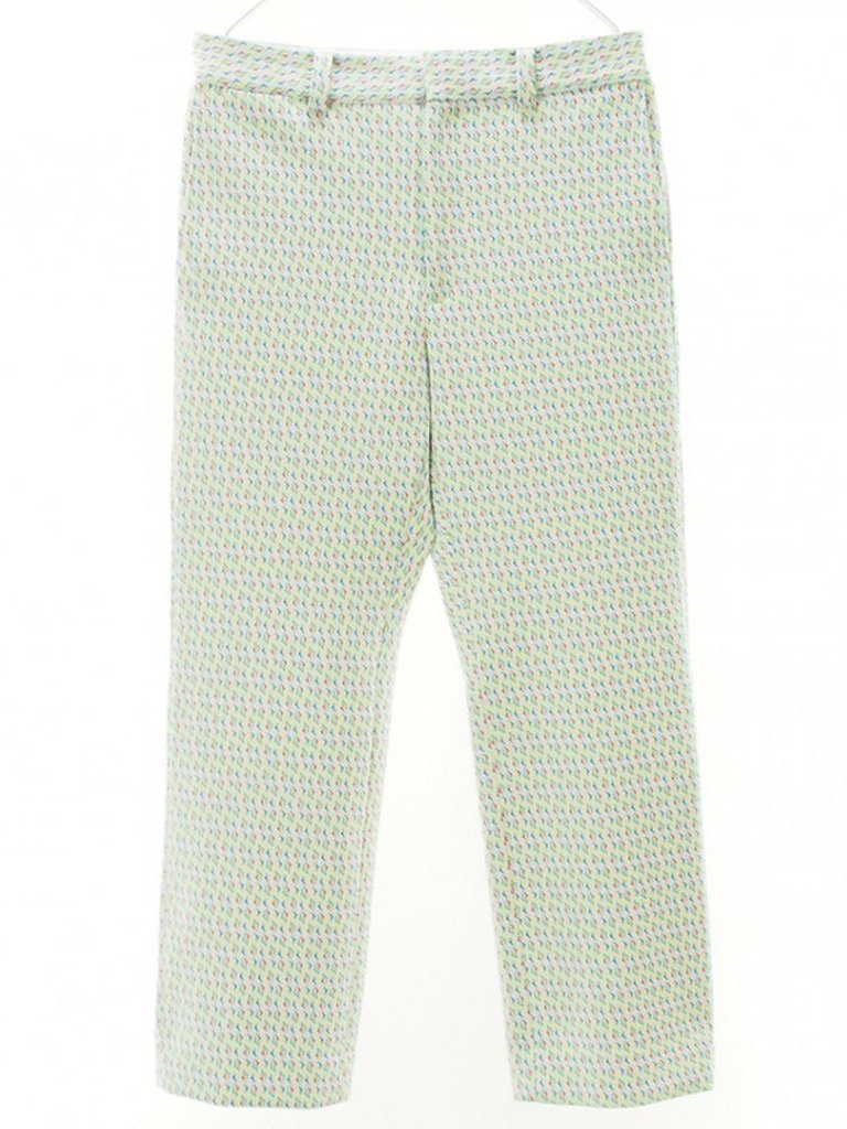 TUITACI  ĥ - Smoking Stripe JQD Knit Trouser ⡼󥰥ȥ饤ץ㥬ɥ˥åȥȥ饦 - Uno