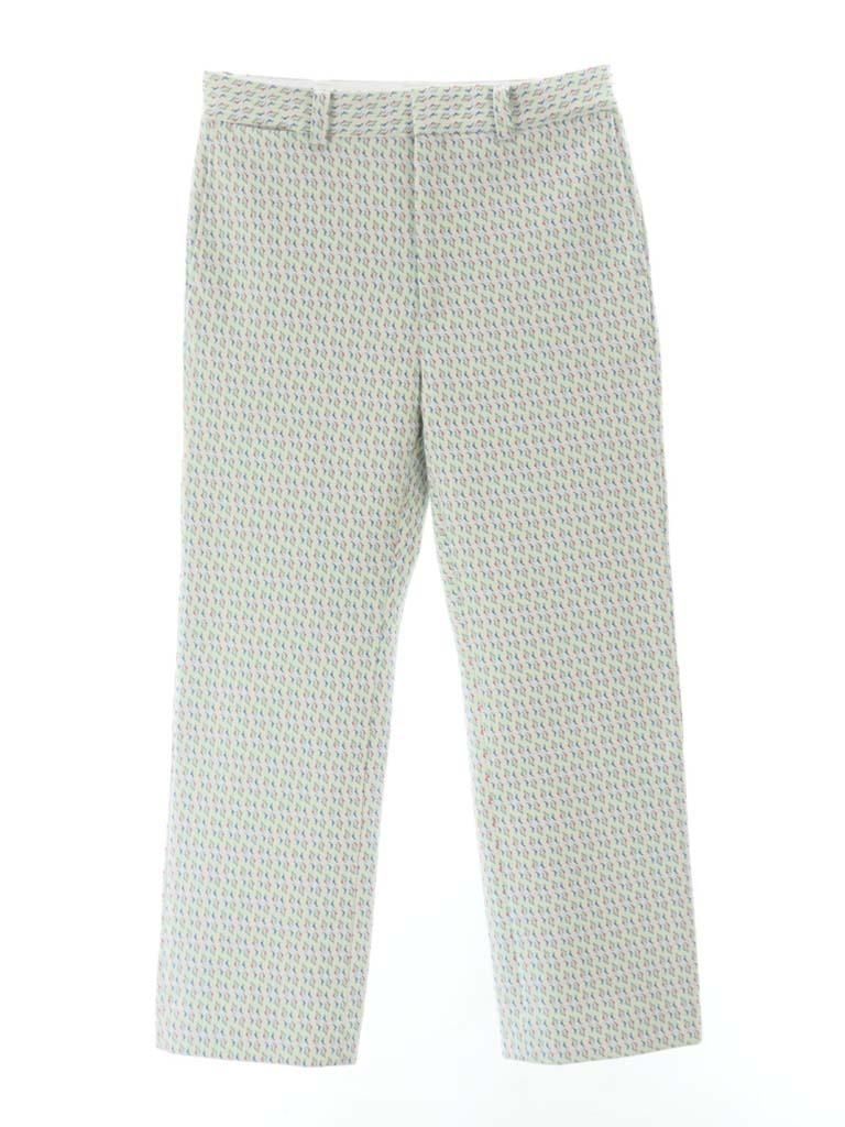 TUITACI 朔 ツイタチ - Smoking Stripe JQD Knit Trouser スモーキングストライプジャガードニットトラウザー - Uno