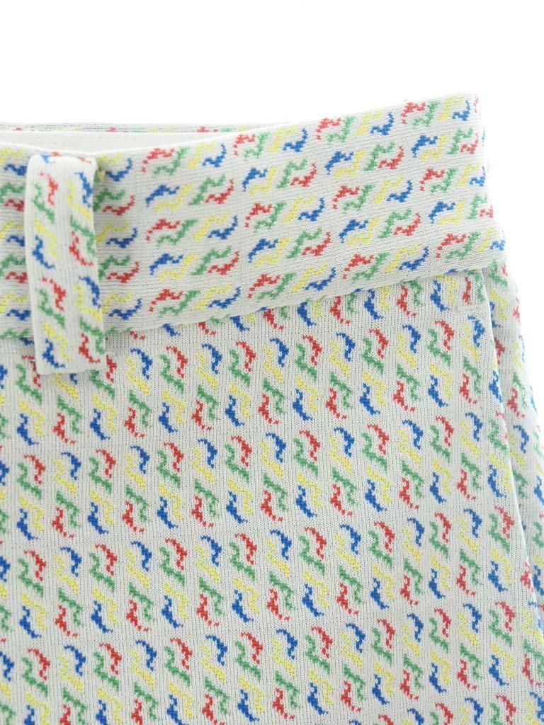 TUITACI 朔 ツイタチ - Smoking Stripe JQD Knit Trouser スモーキングストライプジャガードニットトラウザー - Uno