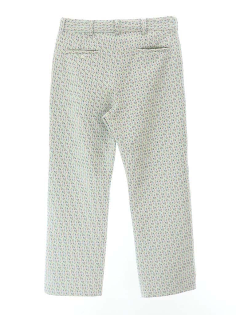TUITACI 朔 ツイタチ - Smoking Stripe JQD Knit Trouser スモーキングストライプジャガードニットトラウザー - Uno