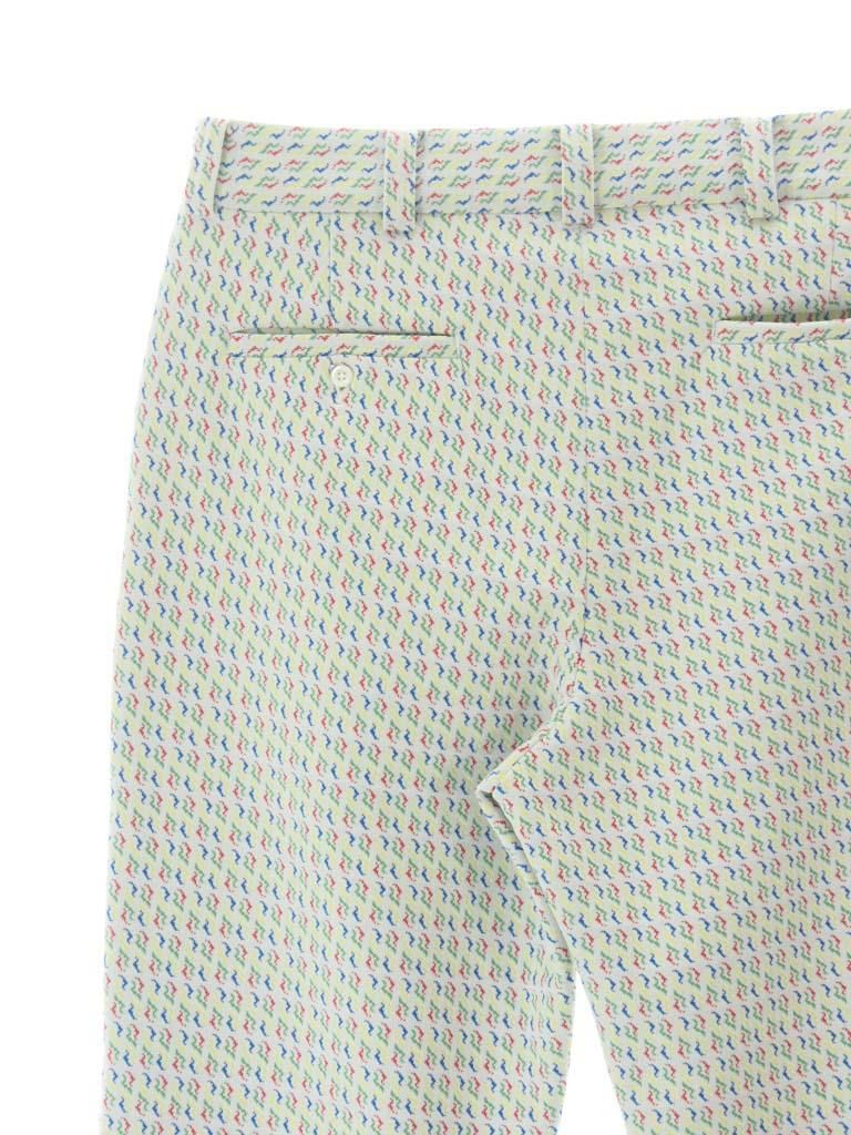 TUITACI 朔 ツイタチ - Smoking Stripe JQD Knit Trouser スモーキングストライプジャガードニットトラウザー - Uno