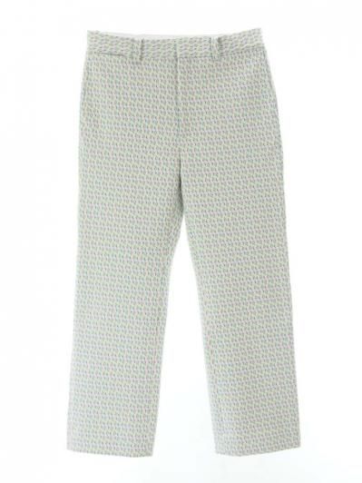 TUITACI 朔 ツイタチ - Smoking Stripe JQD Knit Trouser スモーキングストライプジャガードニットトラウザー - Uno