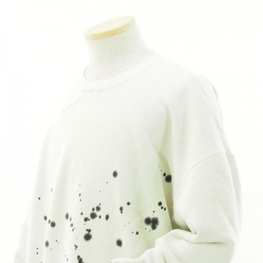 NOMA t.d. ノーマティーディー - HAND DYED TWIST SWEAT ハンドダイツイストスウェット - Off x Black