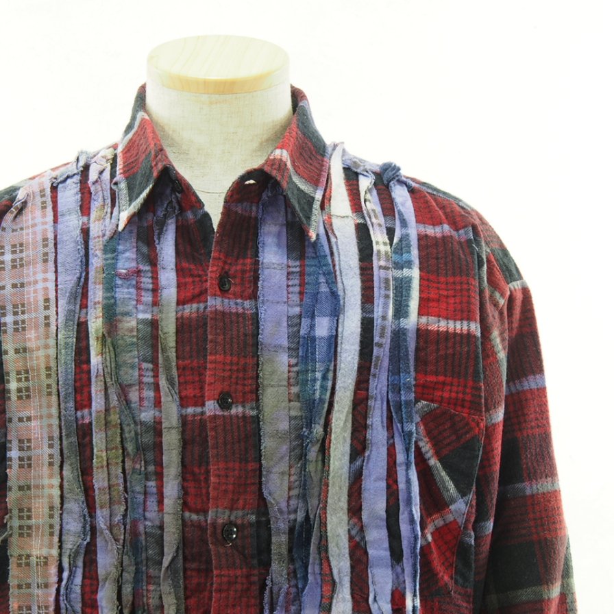 Rebuild by Needles ӥɥХˡݥɥ륺 - Flannel Shirt  Ribbon Shirt - Tie Dye - KP274C / M Size