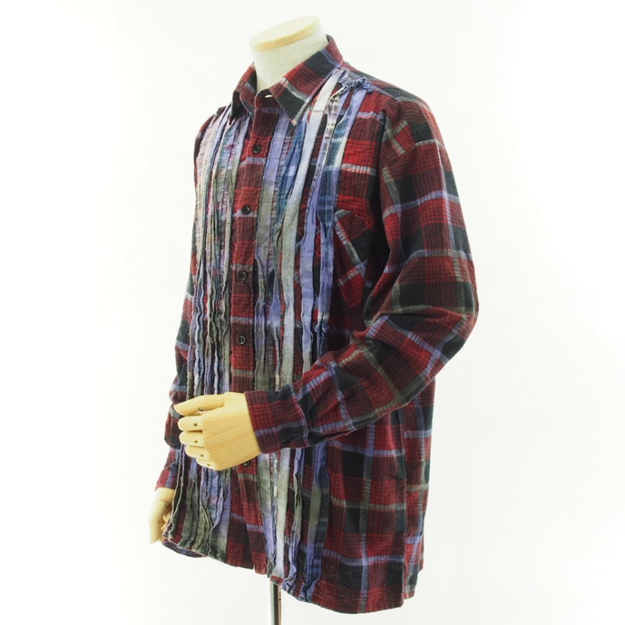 Rebuild by Needles ӥɥХˡݥɥ륺 - Flannel Shirt  Ribbon Shirt - Tie Dye - KP274C / M Size