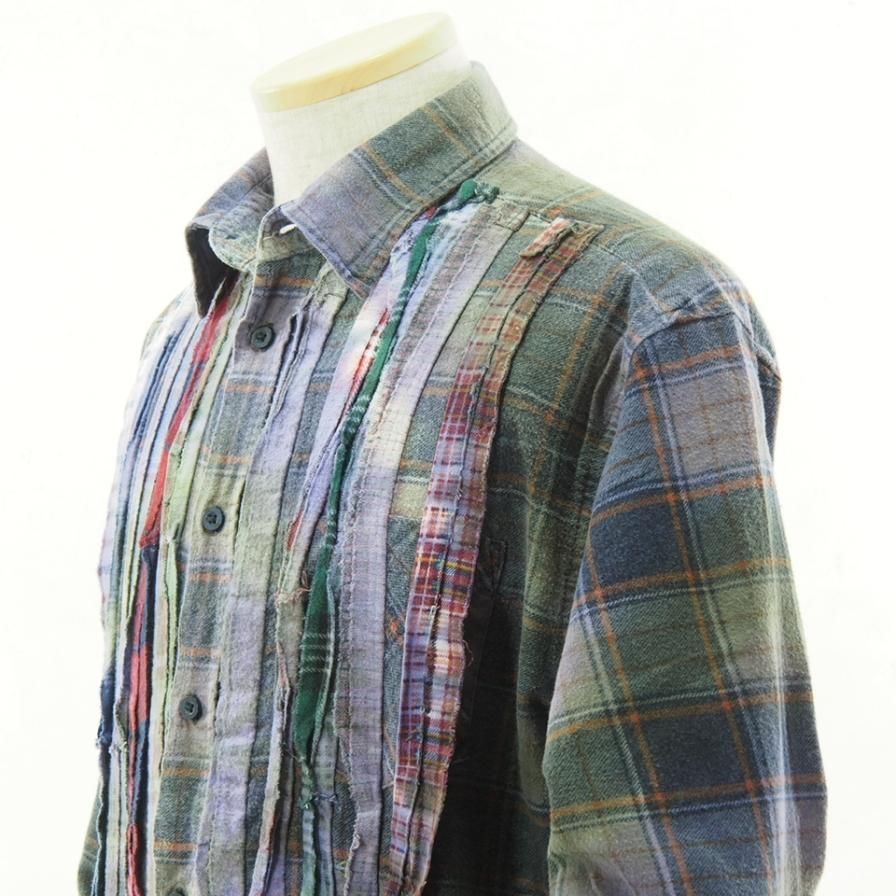 Rebuild by Needles リビルドバイニ－ドルズ - Flannel Shirt → Ribbon Shirt - Tie Dye - KP274D / M Size