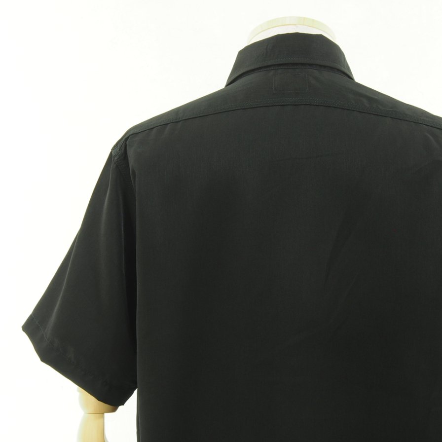 Needles ニードルズ - S/S Work Shirt シヨートスリーブワークシャツ - Poly Cloth - Black