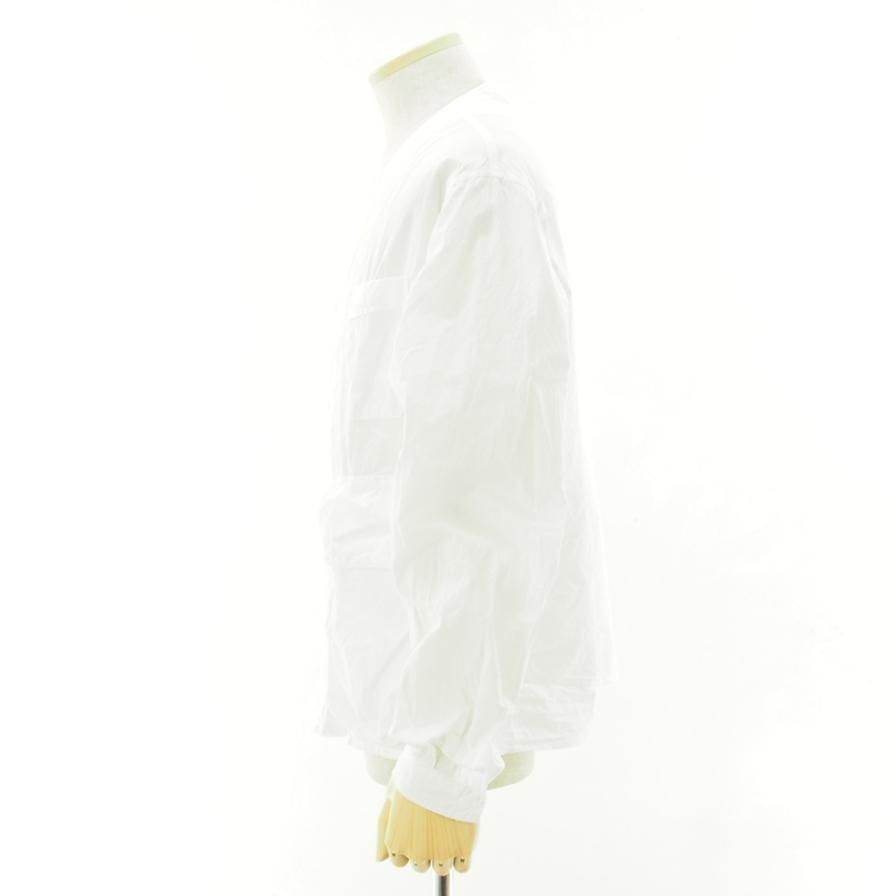 gorouta - Typewriter Snap Blouson - ץ饤ʥåץ֥륾 - White