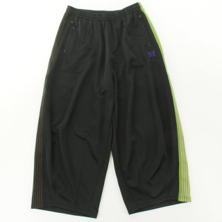 Needles x one day / ニードルズ × ワンデイ 別注 - H.D. Track Pant - Poly Smooth - Black / Asymmetry : Size 2