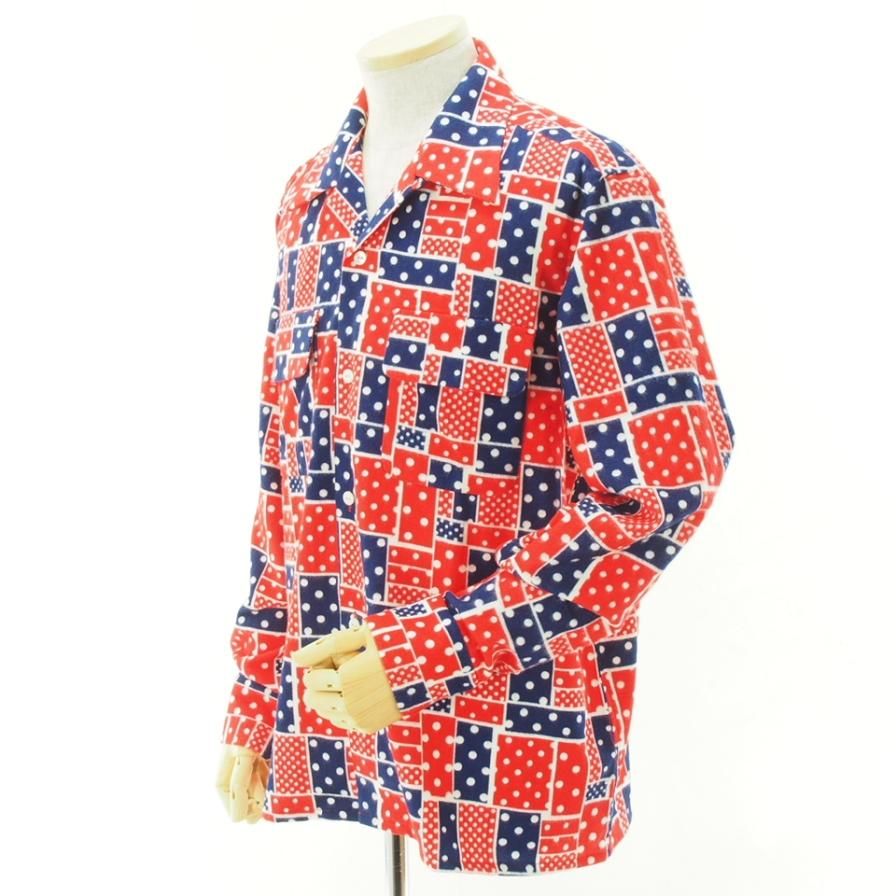 Needles ニードルズ - Classic Shirt クラッシックシャツ - R/C Flannel Cloth / Printed - Red