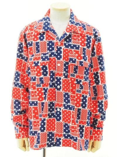 Needles ニードルズ - Classic Shirt クラッシックシャツ - R/C Flannel Cloth / Printed - Red
