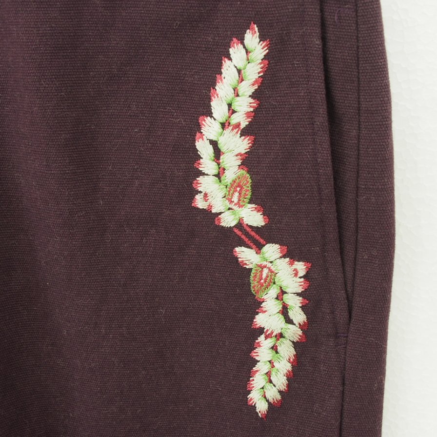 TUITACI  ĥ - Natural Dye Oxford Trouser ʥåեɥȥ饦 - Burgundy