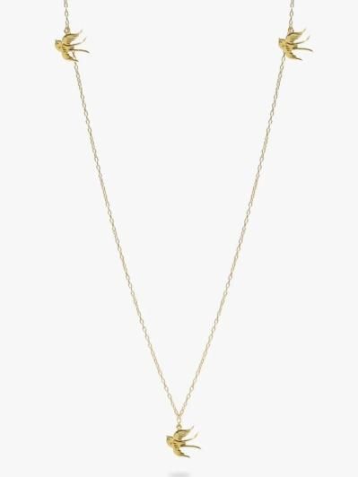 Rhodolirion ロドリリオン - Swallow Necklace スワローネックレス -　Gold Plate