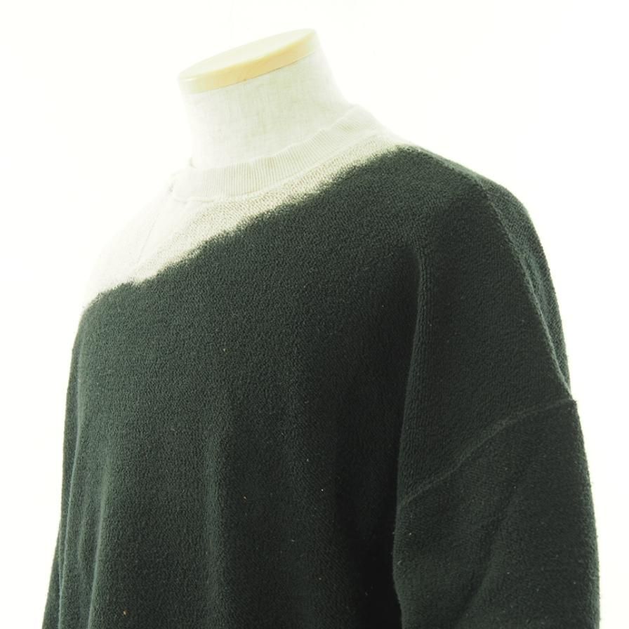 NOMA t.d. ノーマティーディー - HAND DYED TWIST SWEAT ハンドダイツイストスウェット - Black
