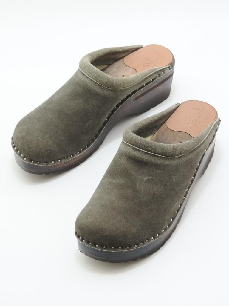 Needles ニードルズ × Troentorp トロエントープ - Swedish Clog スウェディッシュクロッグ - Monet /  Rough Out - Taupe