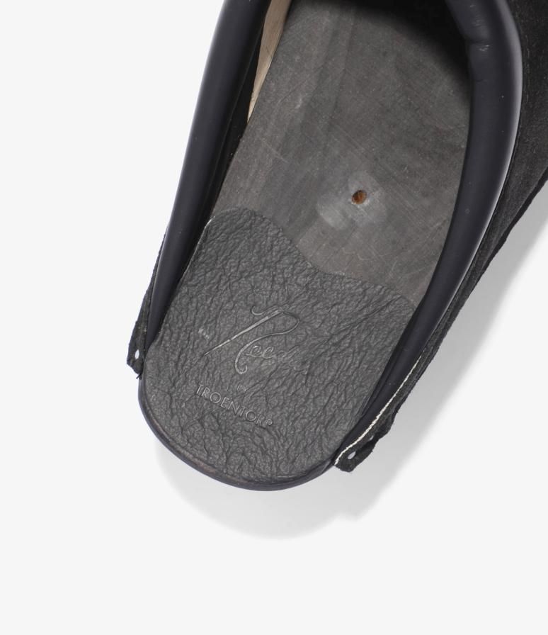 Needles ニードルズ × Troentorp トロエントープ - Swedish Clog スウェディッシュクロッグ - Monet / Rough Out - Black