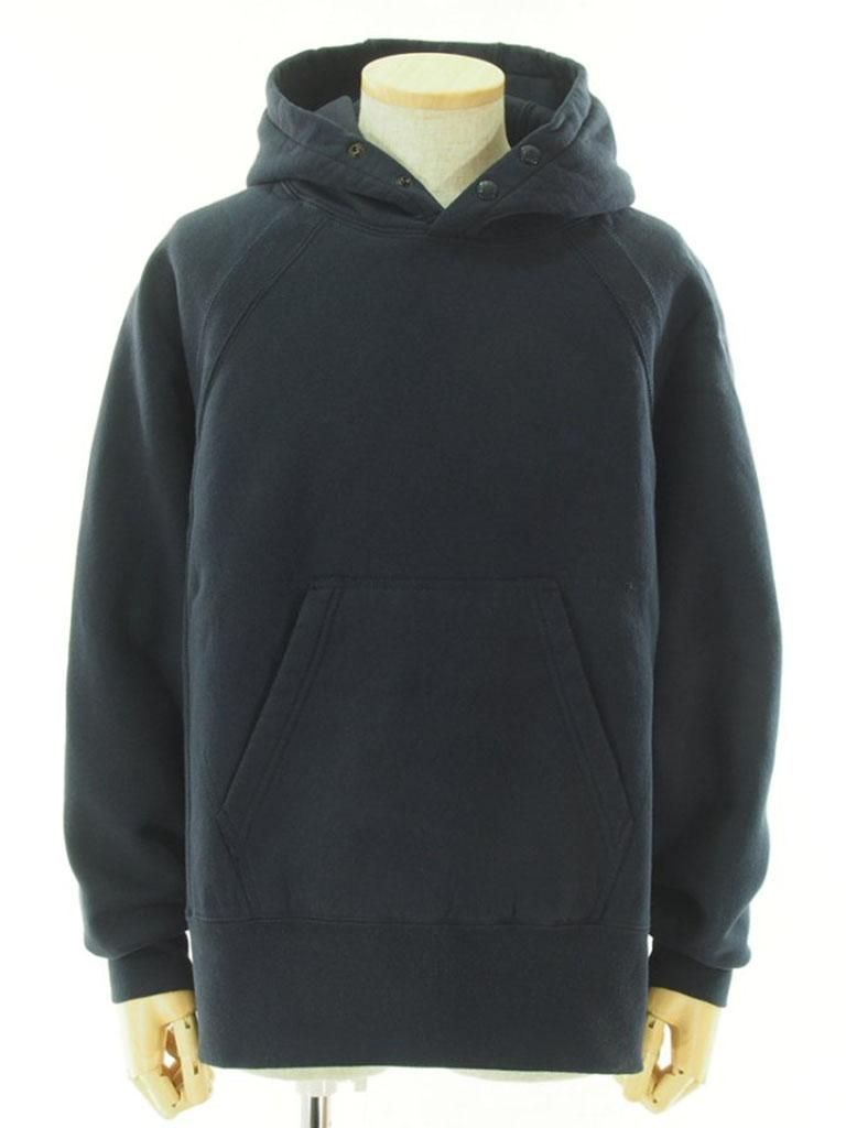Engineered Garments エンジンニアドガーメンツ - Raglan Hoody ラグランフーディー - Cotton Heavy Fleece - Navy
