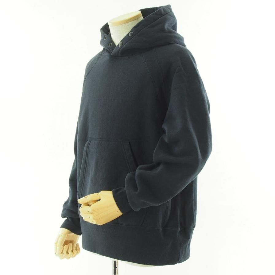 Engineered Garments エンジンニアドガーメンツ - Raglan Hoody ラグランフーディー - Cotton Heavy Fleece - Navy