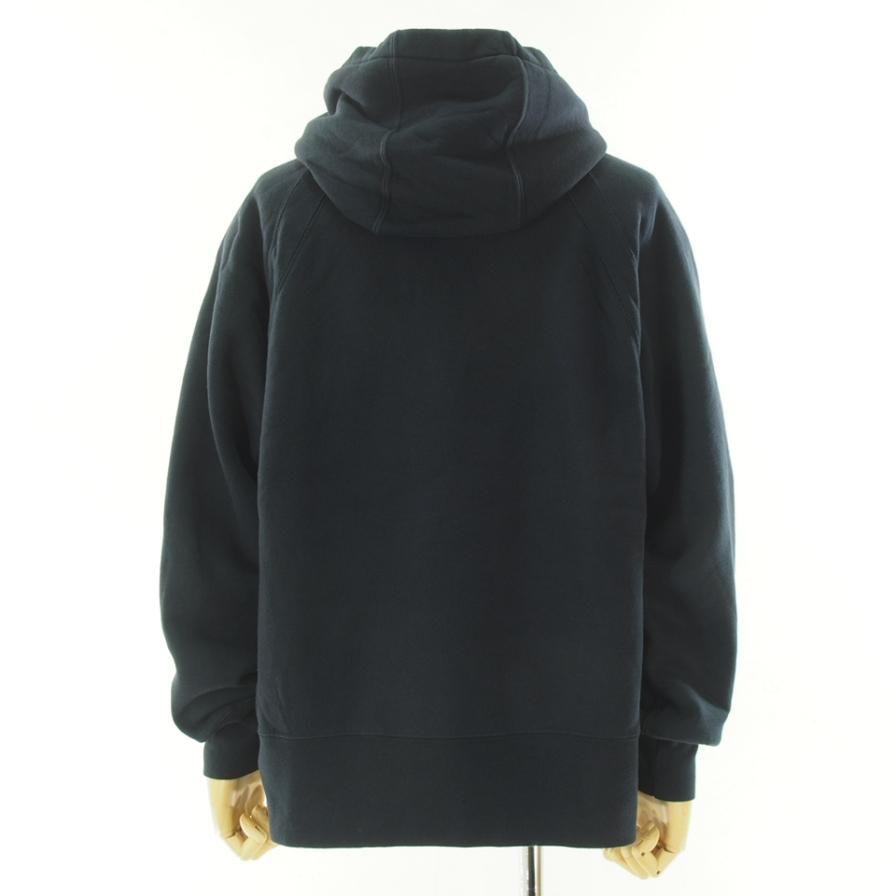 Engineered Garments エンジンニアドガーメンツ - Raglan Hoody ラグランフーディー - Cotton Heavy Fleece - Navy