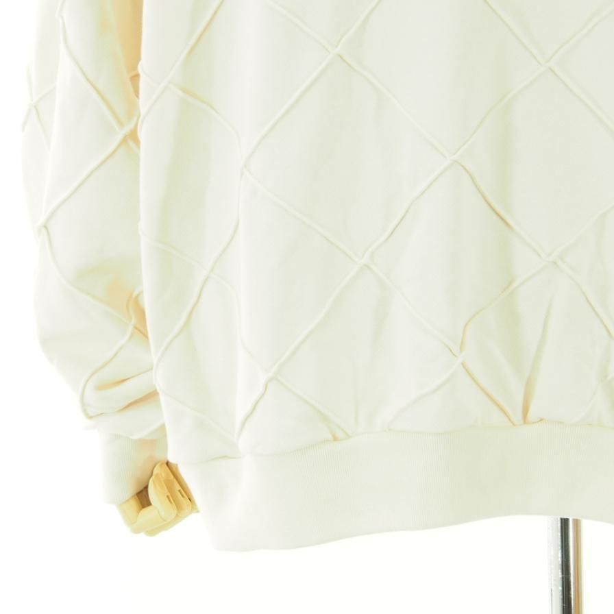 NOMA t.d. ノーマティーディー - Diamond Stitch Hoody ダイヤモンドステッチフーディー - Milk - ミルク