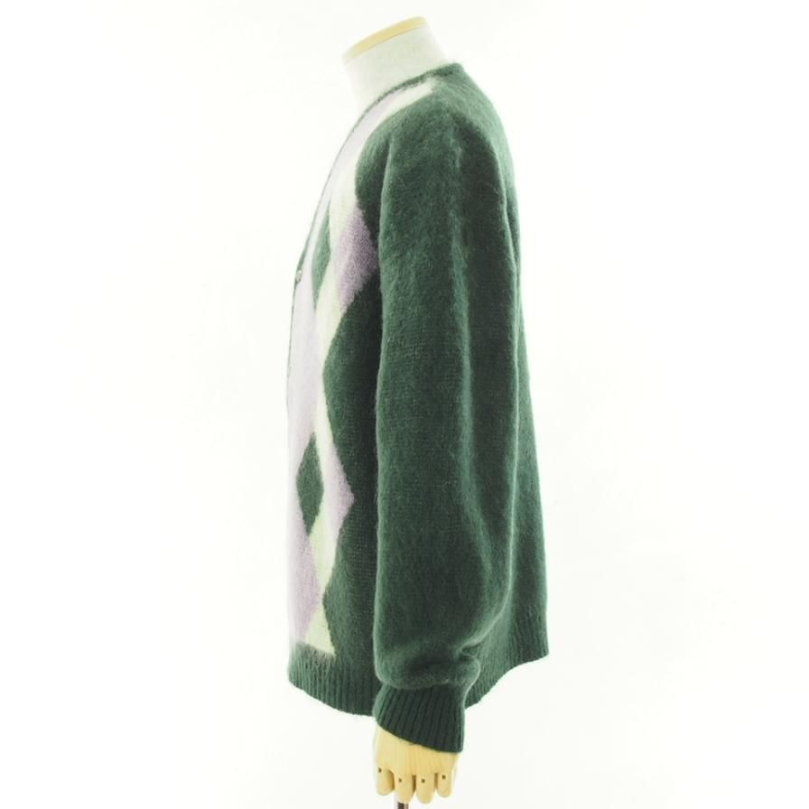 Needles ニードルズ - Mohair Cardigan モヘアカーディガン - Diamond ダイヤモンド - Green グリーン