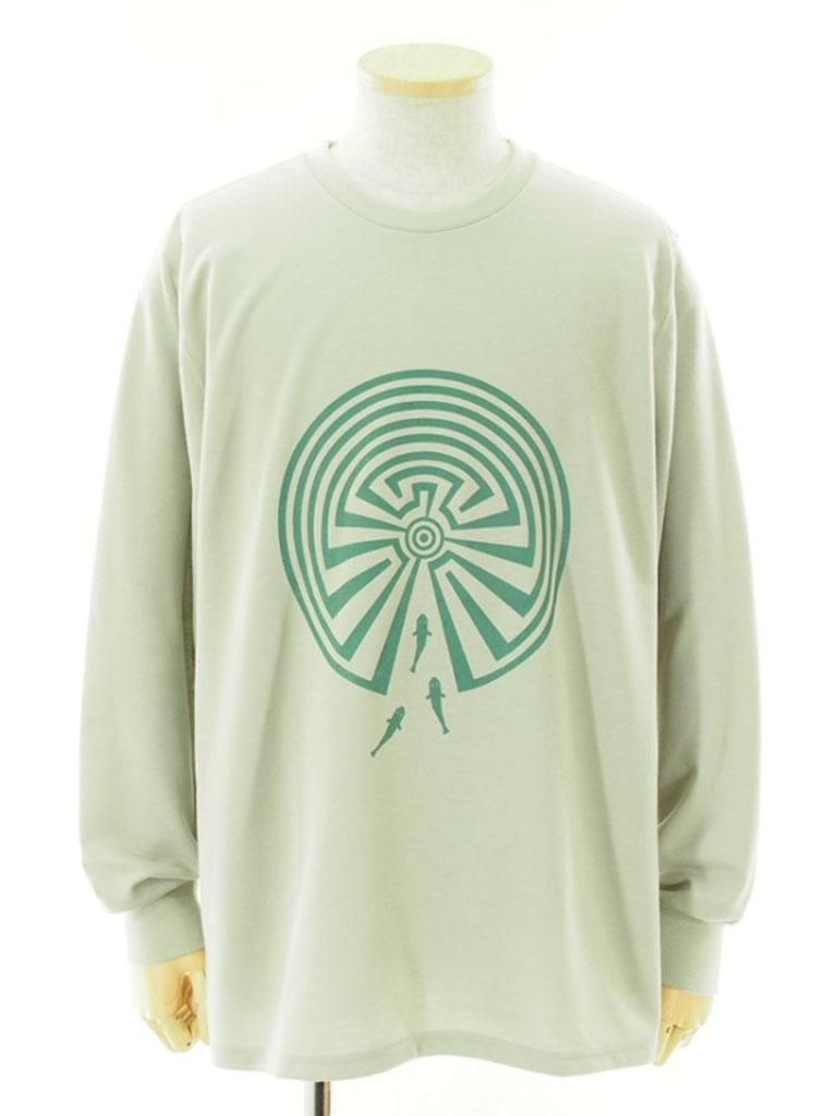 South2 West8 サウスツーウエストエイト - L/S Crew Neck Tee ロングスリーブクルーネックティーシャツ - MAZE - Toupe