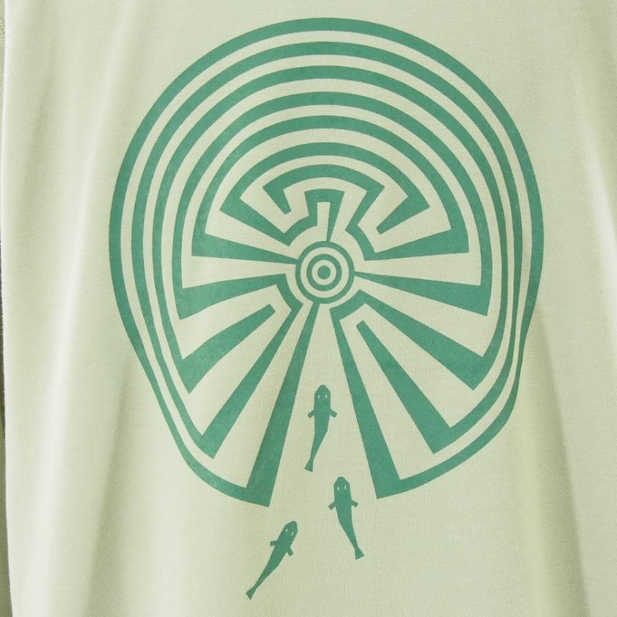 South2 West8 サウスツーウエストエイト - L/S Crew Neck Tee ロングスリーブクルーネックティーシャツ - MAZE - Toupe