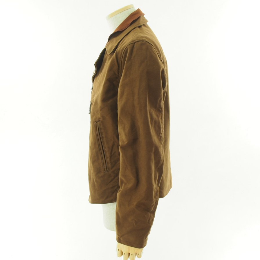 CORONA  - Utility WB Zip Up Jacket - Cotton Moleskin - Brown