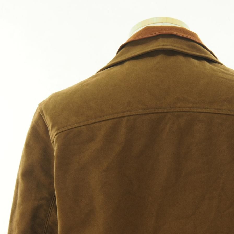 CORONA コロナ - Utility WB Zip Up Jacket - Cotton Moleskin - Brown