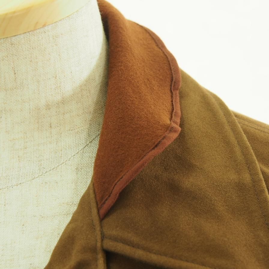 CORONA  - Utility WB Zip Up Jacket - Cotton Moleskin - Brown