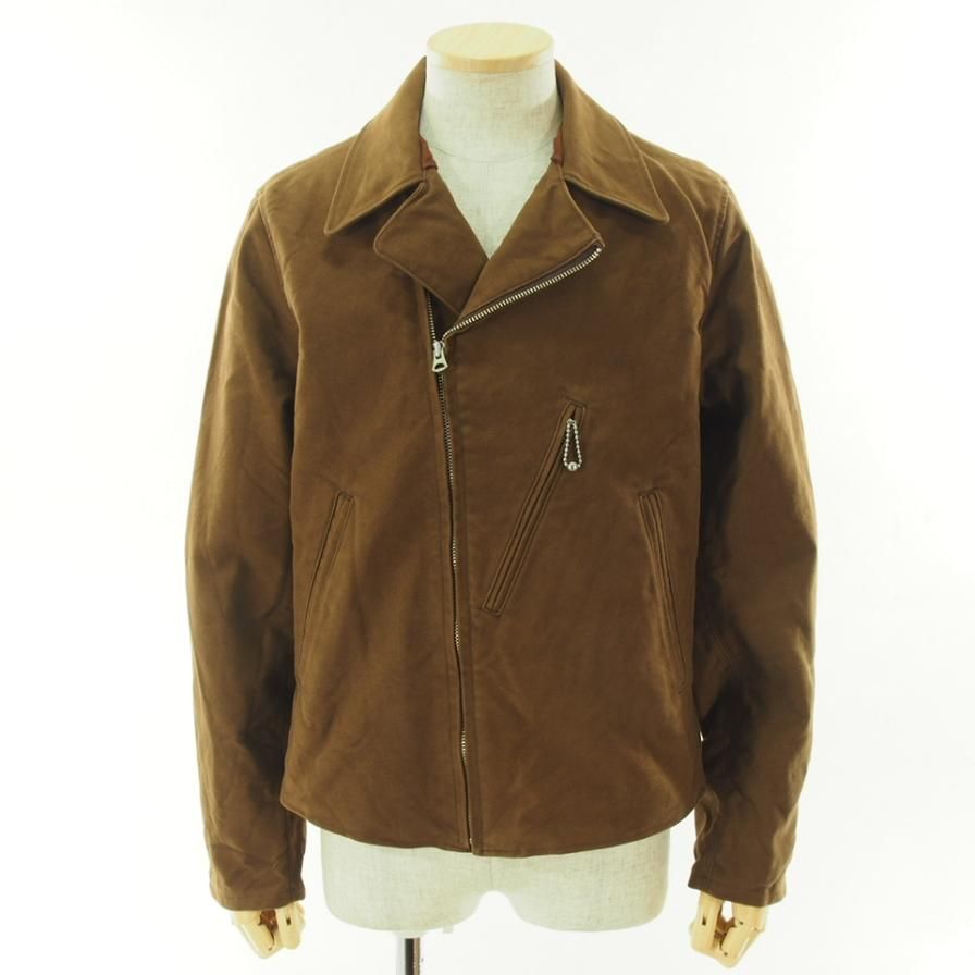 CORONA コロナ - Utility WB Zip Up Jacket - Cotton Moleskin - Brown