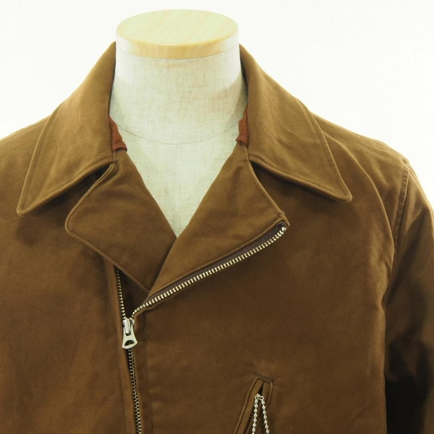 CORONA コロナ - Utility WB Zip Up Jacket - Cotton Moleskin - Brown