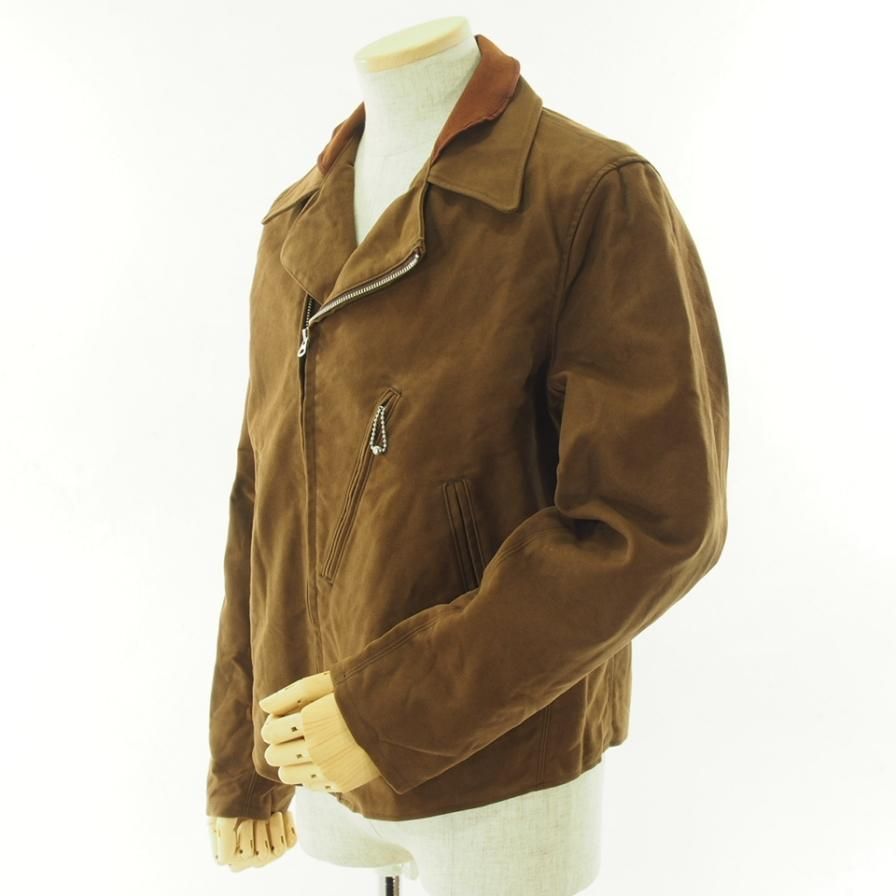 CORONA コロナ - Utility WB Zip Up Jacket - Cotton Moleskin - Brown