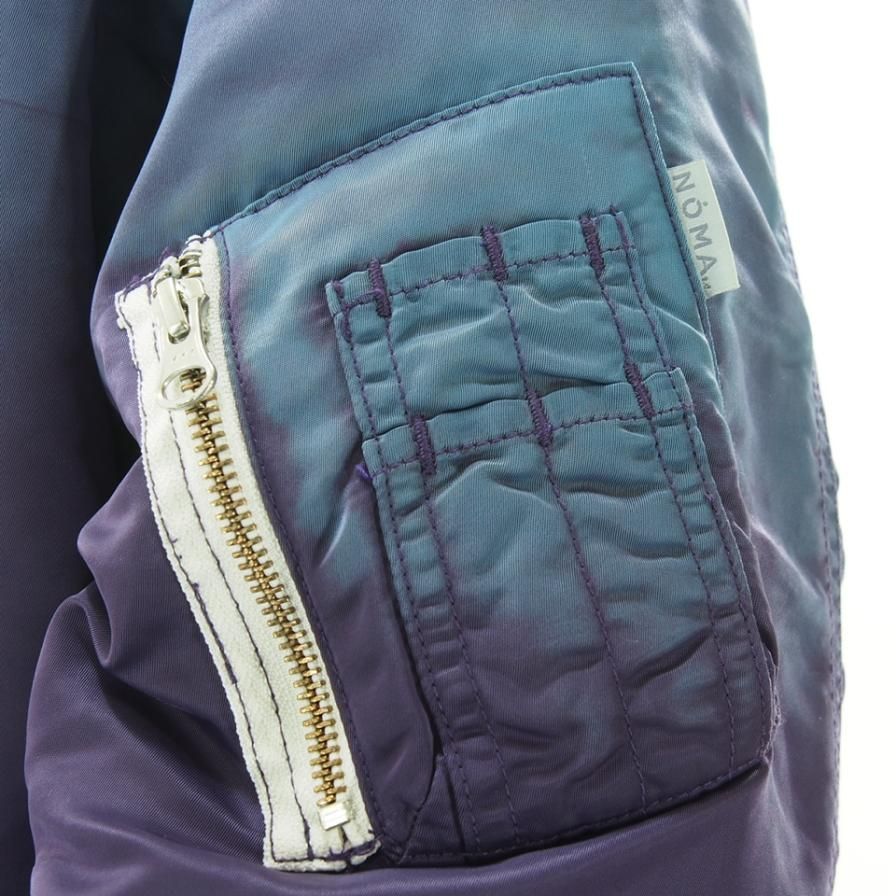 NOMA t.d. ノーマティーディー - Hand Dyed Reversible Flight Jacket ハンドダイリバーシブルフライトジャケット - Purple