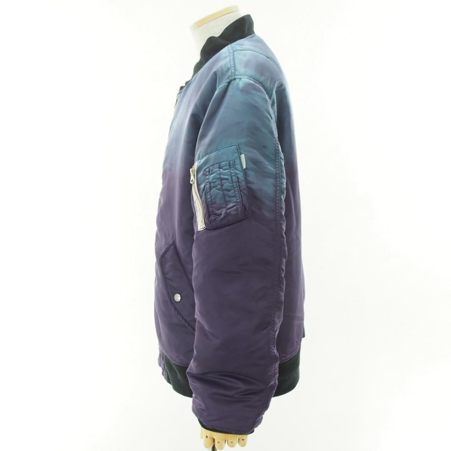 NOMA t.d. ノーマティーディー - Hand Dyed Reversible Flight Jacket ハンドダイリバーシブルフライトジャケット - Purple