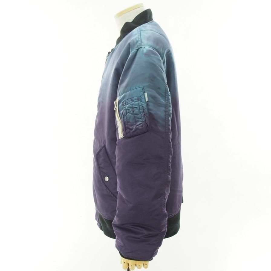 NOMA t.d. Ρޥƥǥ - Hand Dyed Reversible Flight Jacket ϥɥС֥ե饤ȥ㥱å - Purple