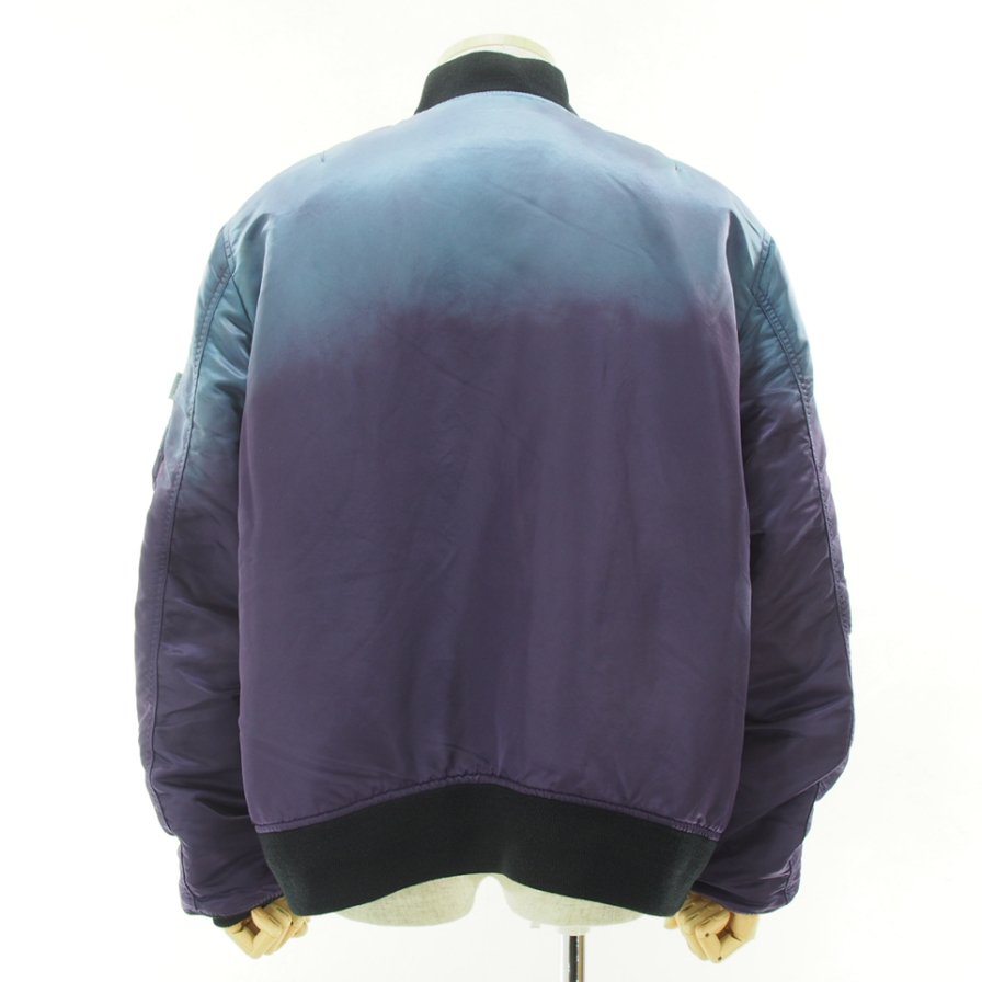 NOMA t.d. Ρޥƥǥ - Hand Dyed Reversible Flight Jacket ϥɥС֥ե饤ȥ㥱å - Purple