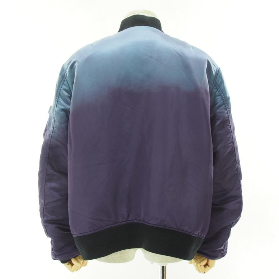 NOMA t.d. ノーマティーディー - Hand Dyed Reversible Flight Jacket ハンドダイリバーシブルフライトジャケット - Purple