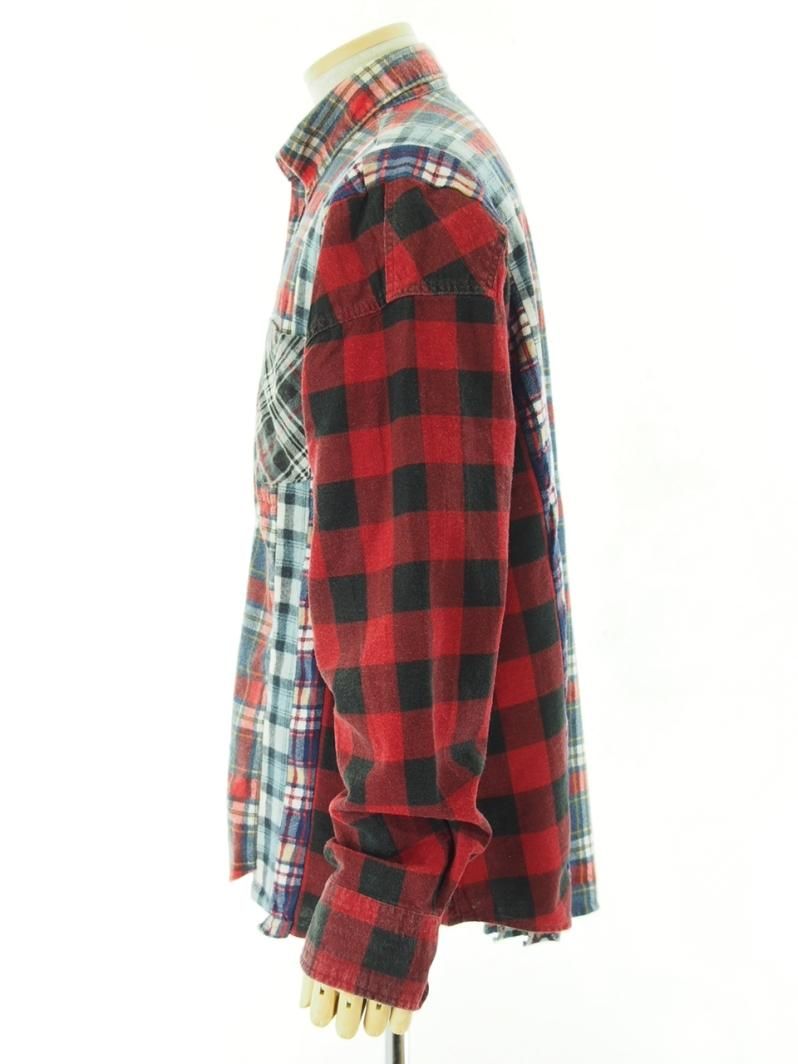 Rebuild by Needles リビルドバイニ－ドルズ - Flannel Shirt → 7 Cut